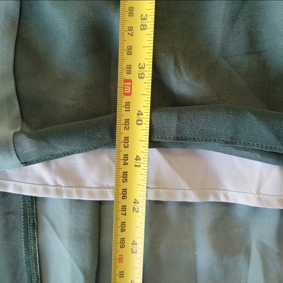 Mod Cloth Green Color block Maxi Dress Plus Size 2X - Picture 7 of 14